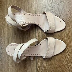 Yves Saint Laurent Elegant Beige Sandals